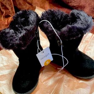 Black winter Cat and Jack boots